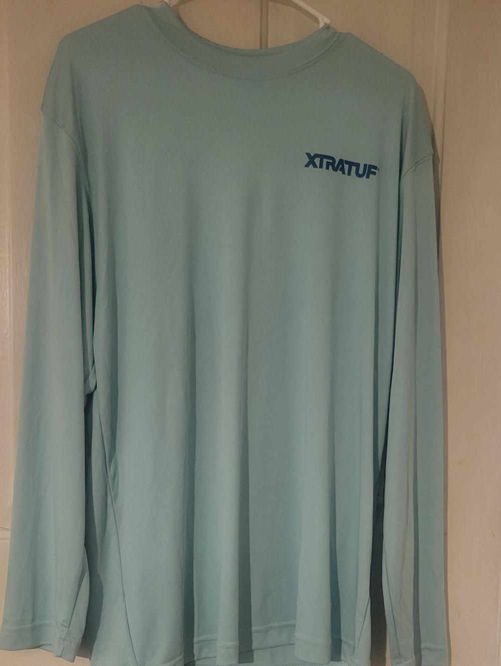 NWT XTRATUF Men’s Long-Sleeve Performance Shirt - Light Blue Size Medium
